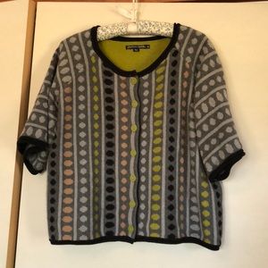 Button down cropped cardigan